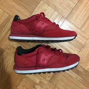Saucony Red Trainer Running Vintage Jazz sneaker